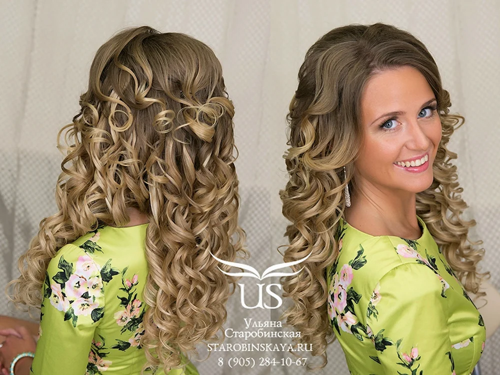 Lockenfrisuren für mittleres Haar