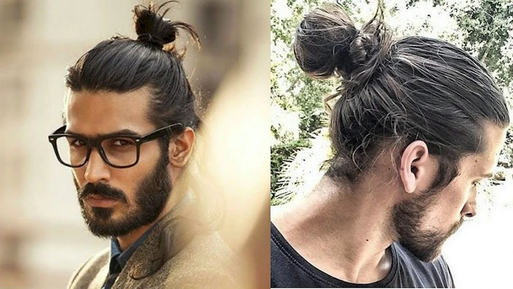Haarknoten Mann