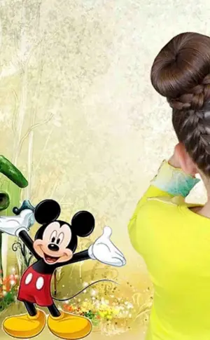 Mickey Mouse Frisur für Mädchen
