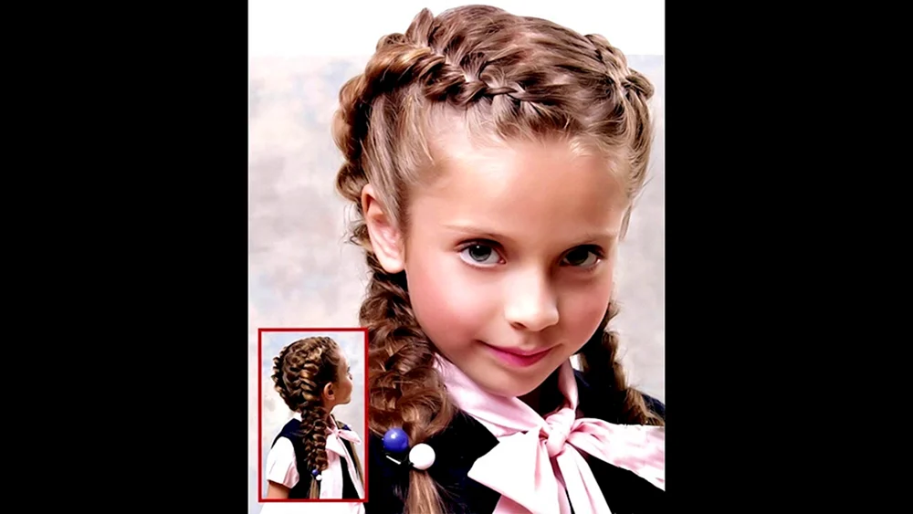 Frisuren für Erstklässlerinnen für 1. September