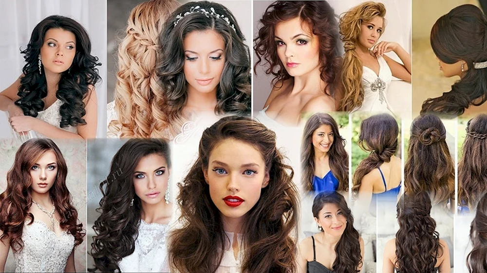 Lange Haare lose Frisur
