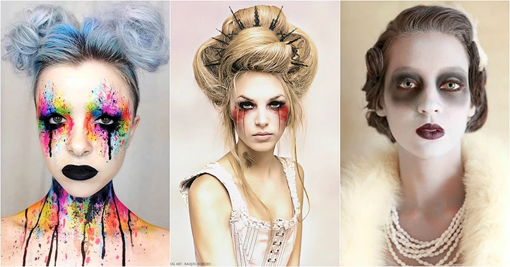 Halloween Frisur für kurze Haare