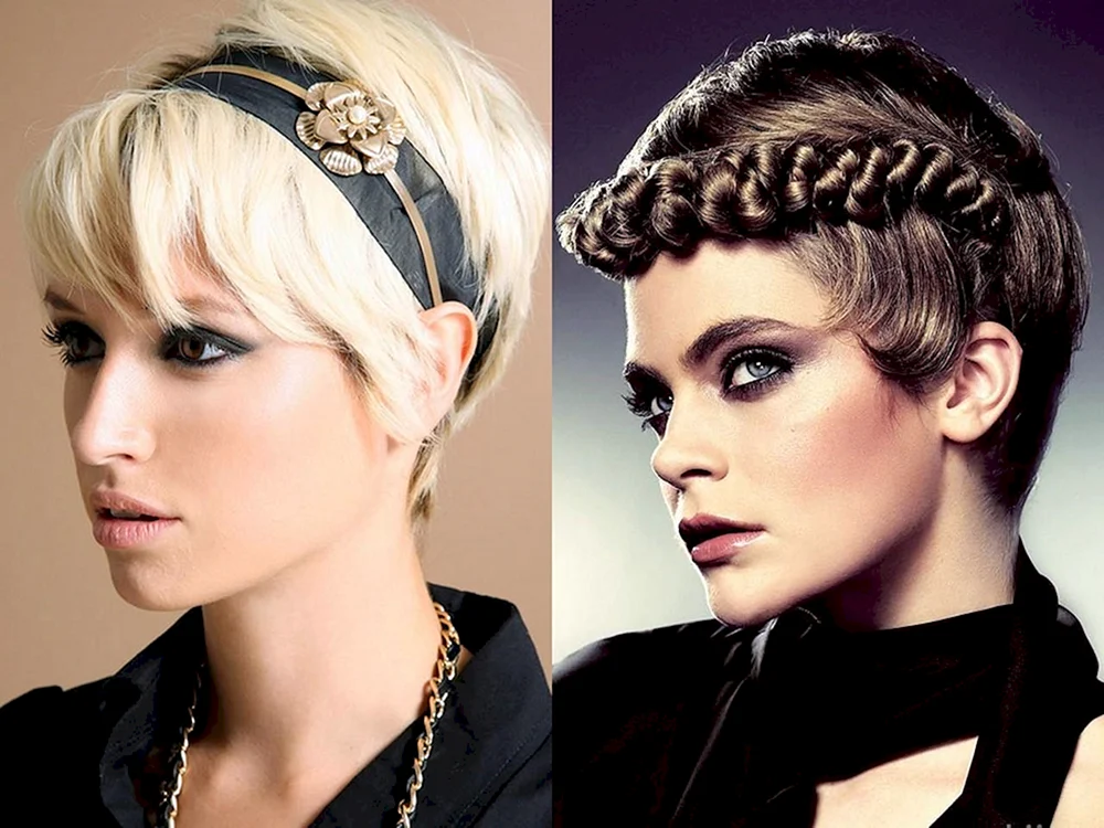 Geflochtene Frisuren für kurzes Haar
