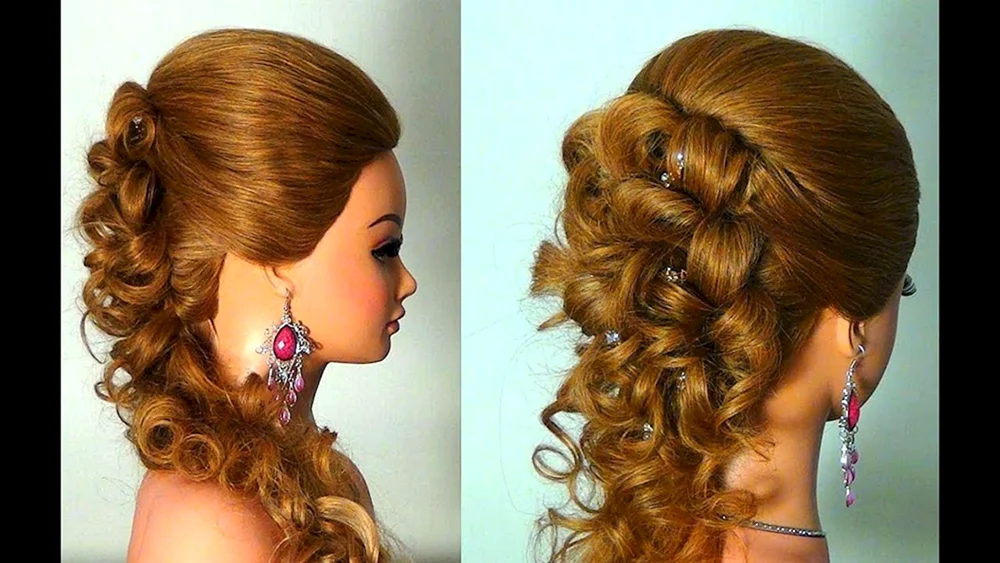 Hübsche Frisuren für den Abschlussball für langes Haar
