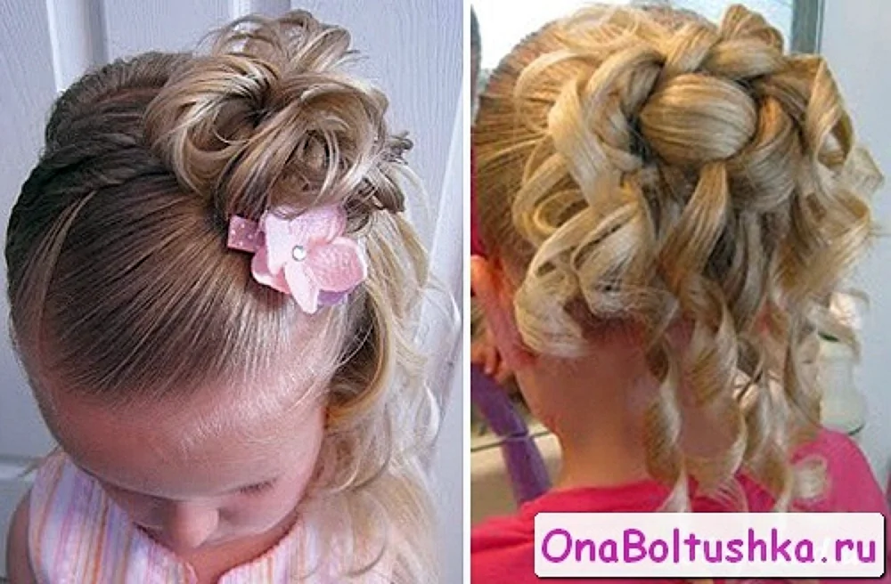 Mädchenfrisuren für den Kindergartenabschlussball