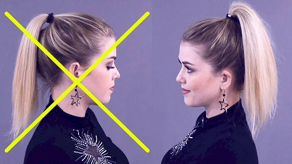 Schöne Frisuren lässige Pferdeschwanzfrisur