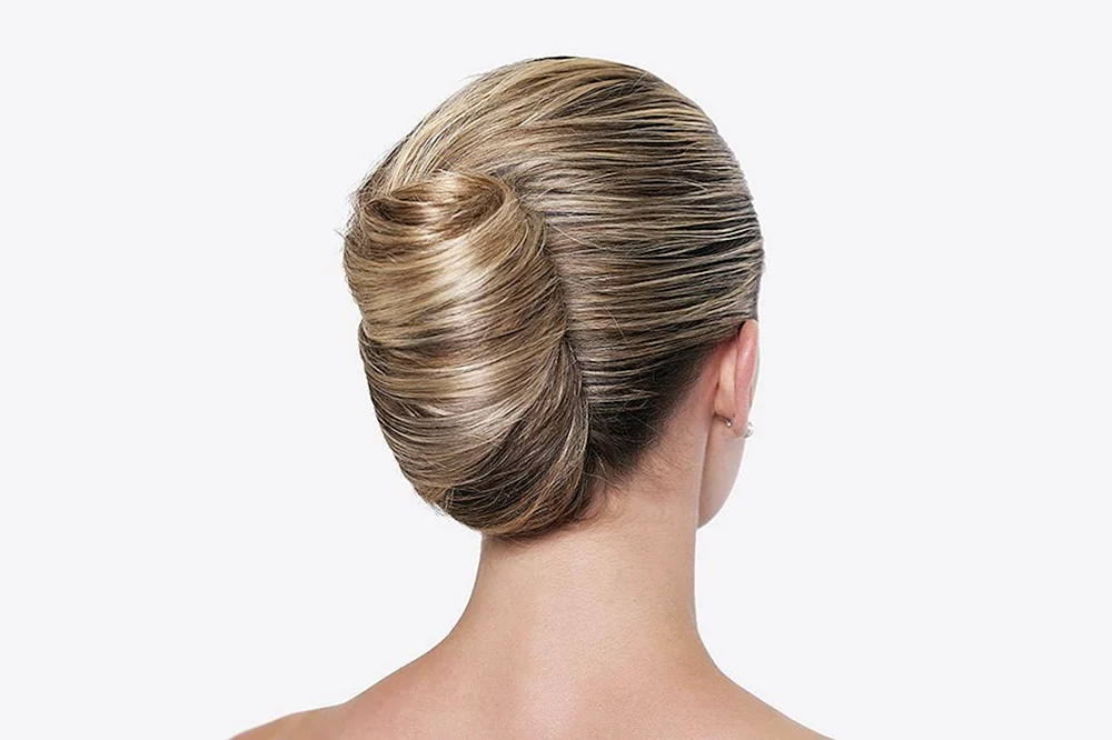 Hüllenfrisur für mittleres Haar