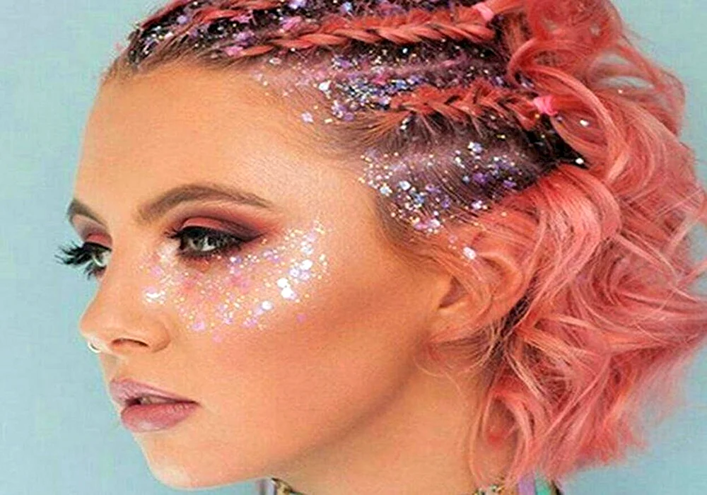 Sparkle-Frisur