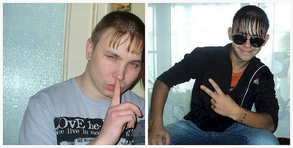 Haarschnitt mit Fransen Herren Pony