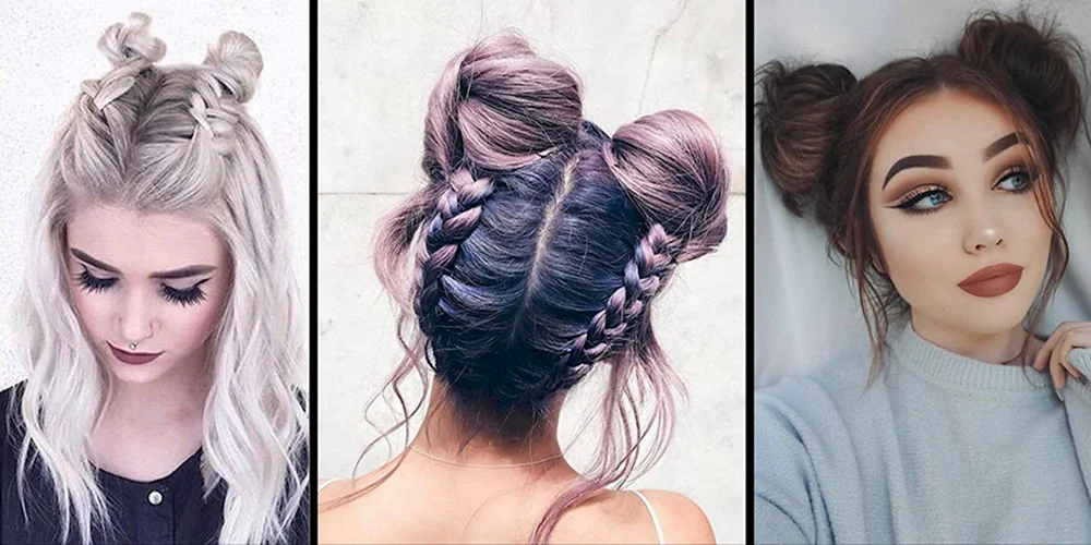 Wasserfallfrisur für lange Haare mit Locken