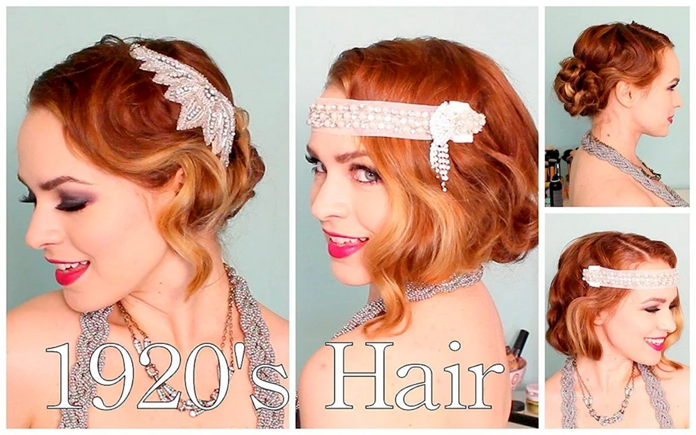 Hochzeitsfrisuren im Stil Gatsby