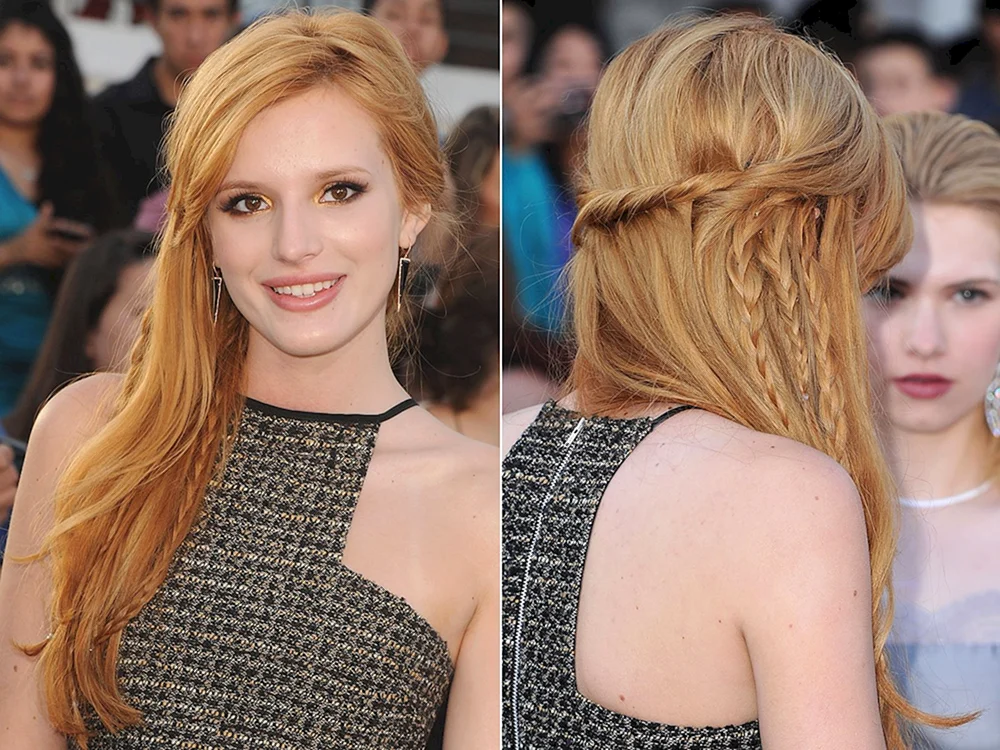 Kaskadenfrisuren mit Locken