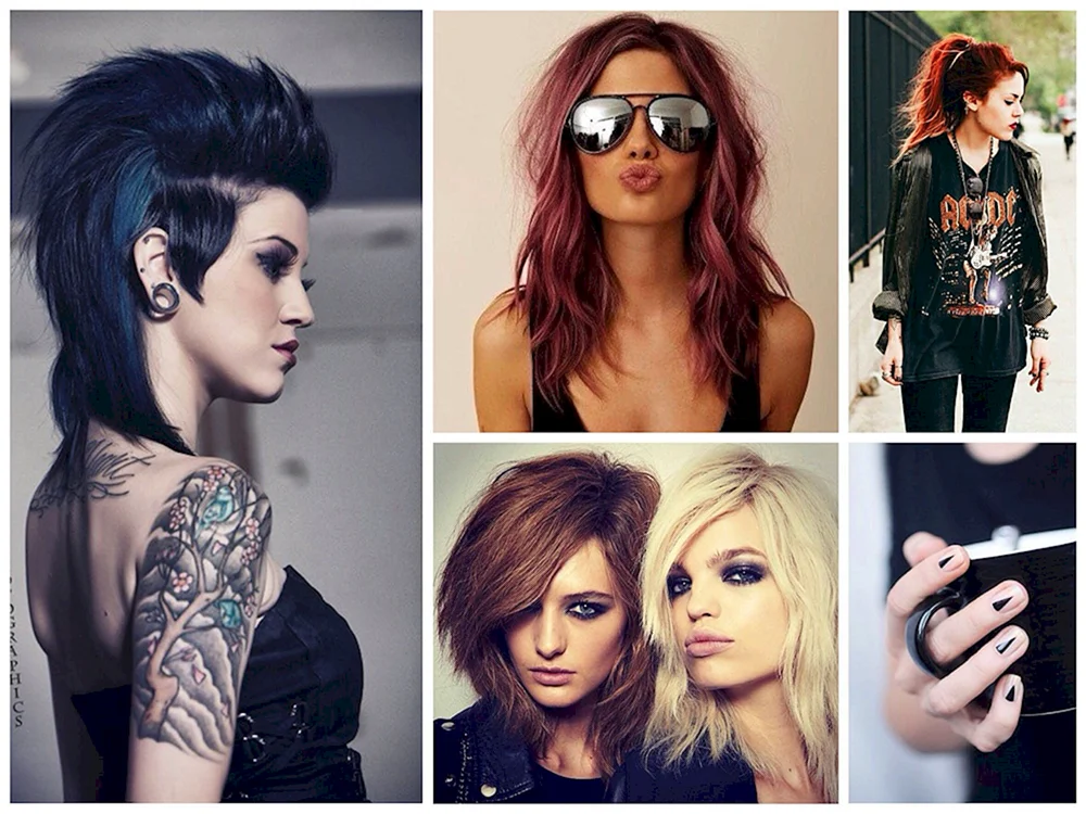 Grunge-Haarschnitt für Frauen