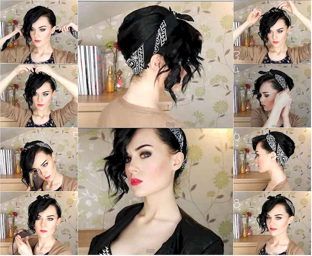 Rock Frisuren mit Bandana