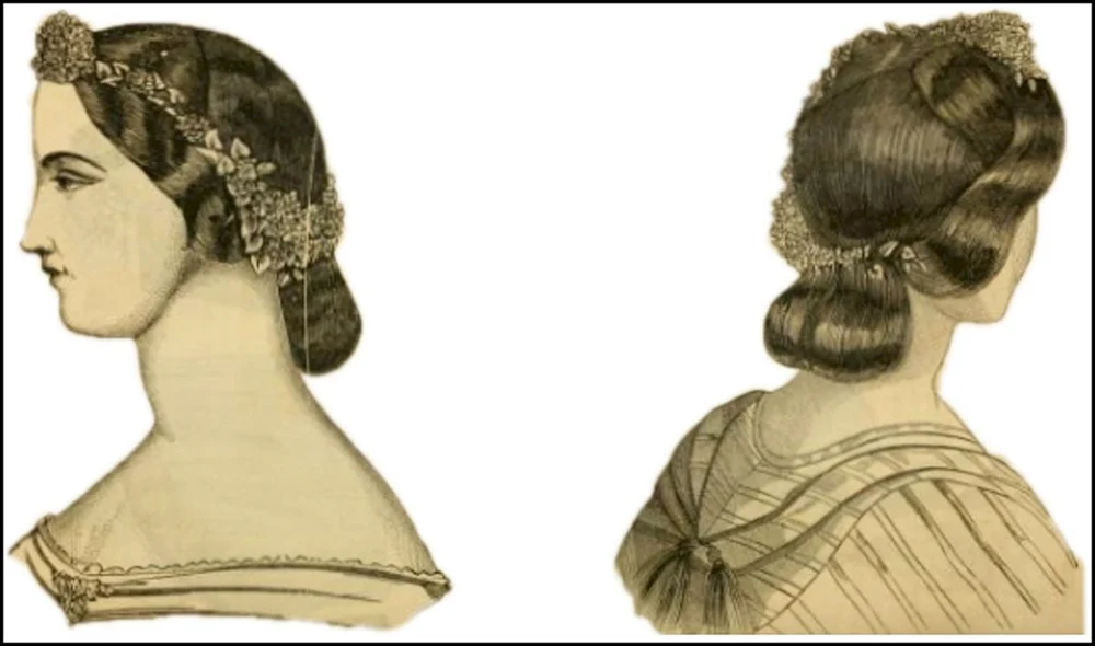 Biedermeier-Frisuren 19. Jahrhundert