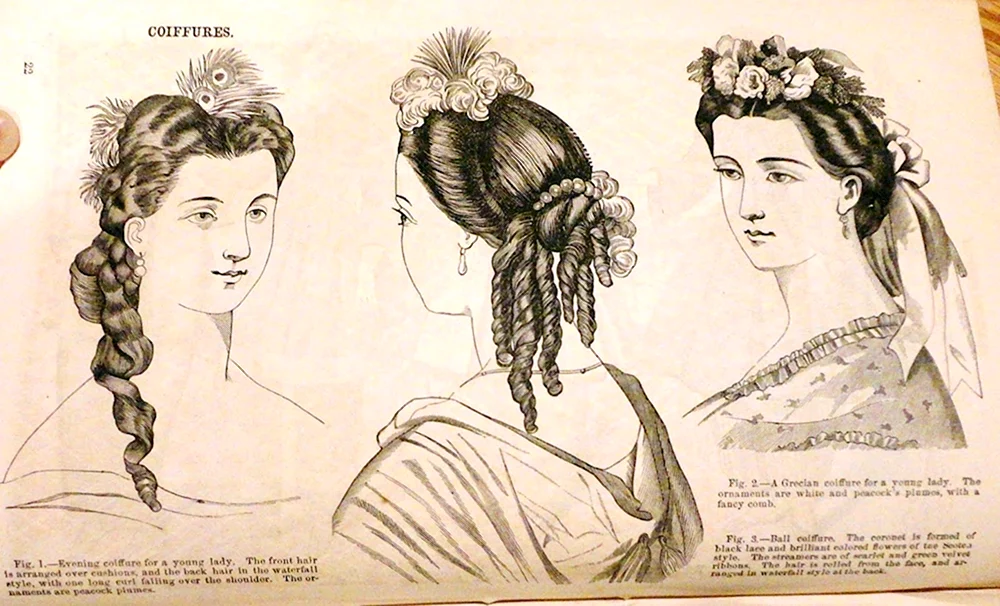 Biedermeierfrisuren des 19. Jahrhunderts