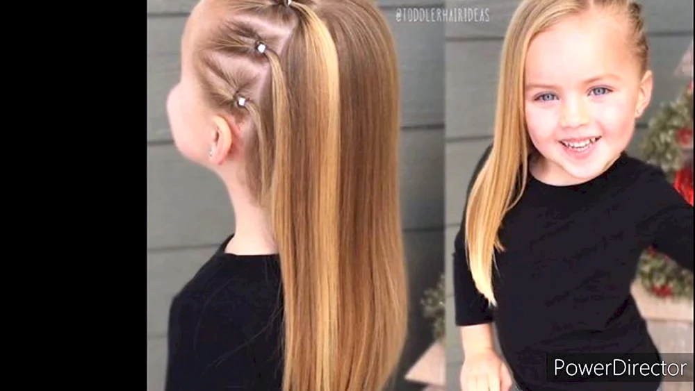 Mädchenfrisuren für offenes Haar Haare