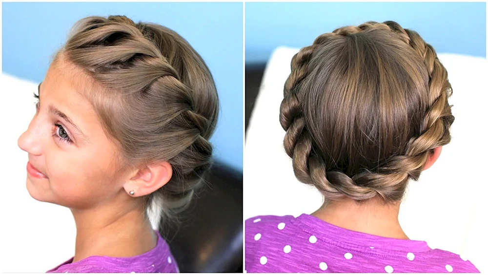 Schulfrisuren für Mädchen für lange Haare