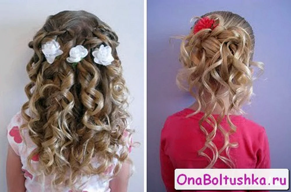 Mädchenfrisuren für den Kindergartenabschluss