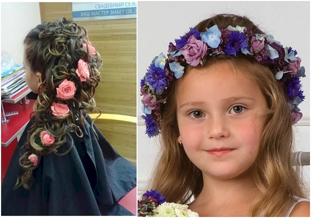 Frisuren für Mädchen zum Kindergartenabschluss