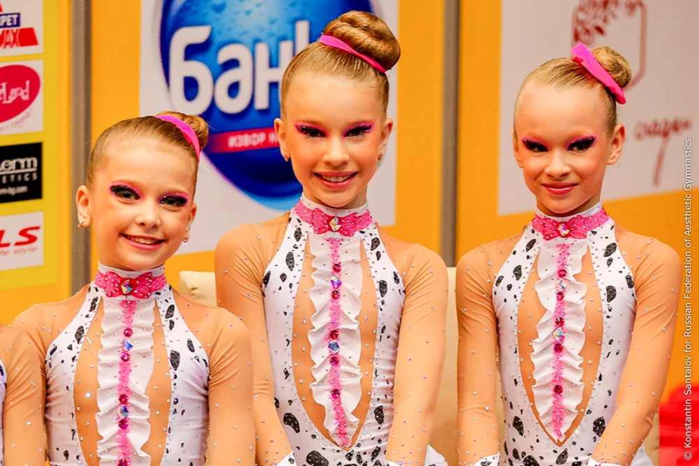 Gymnastikfrisuren für Mädchen