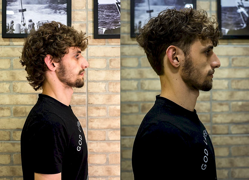 Lockenfrisuren für Männer