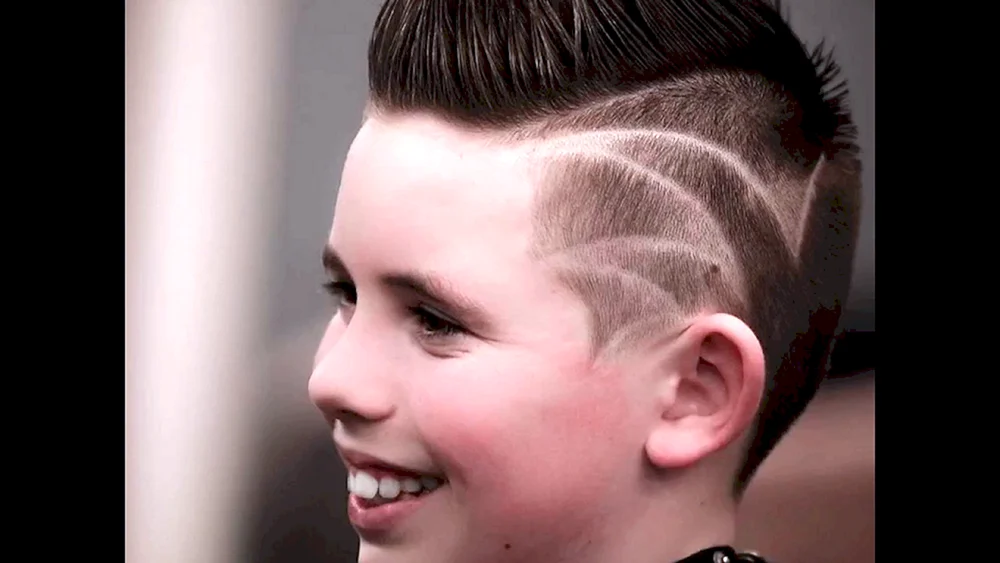 Pompadour Fade Quiff.