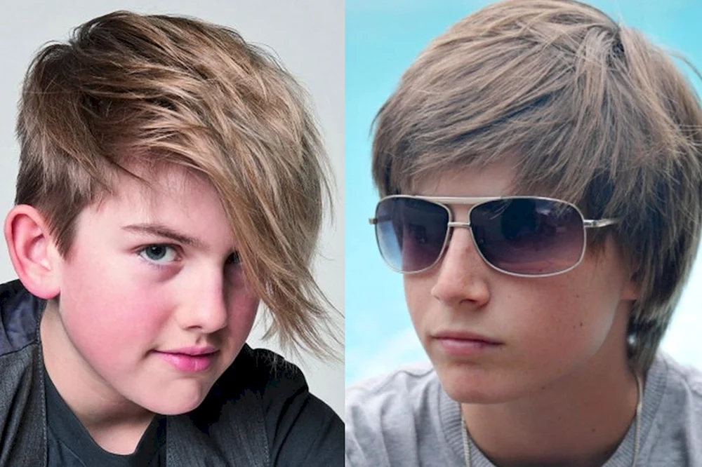 Modische Frisuren für Jungen