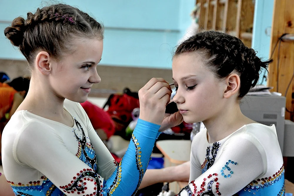 Gymnastikfrisuren