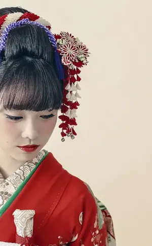 Geisha-Frisuren des alten Japans