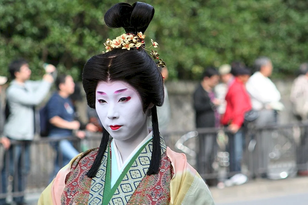 Geisha-Frisuren in Japan