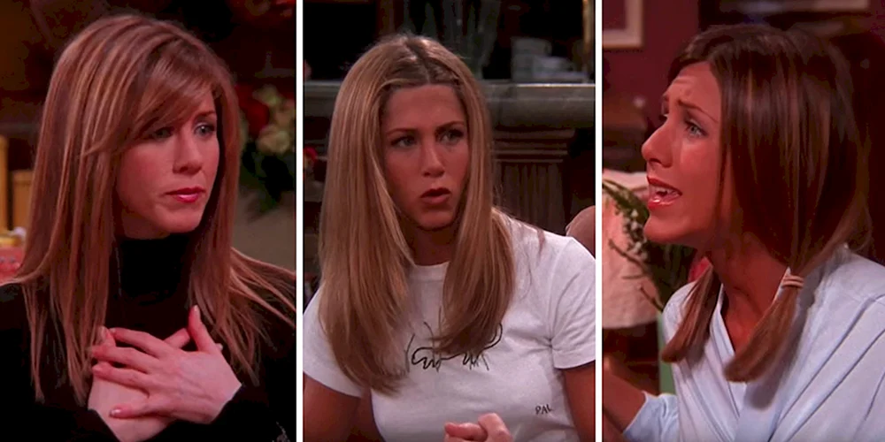Jennifer Aniston Frisuren in der Show Freunde