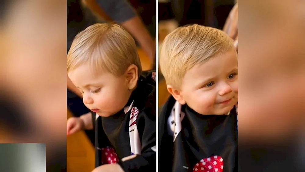 Haarschnitte für einjährige Babys