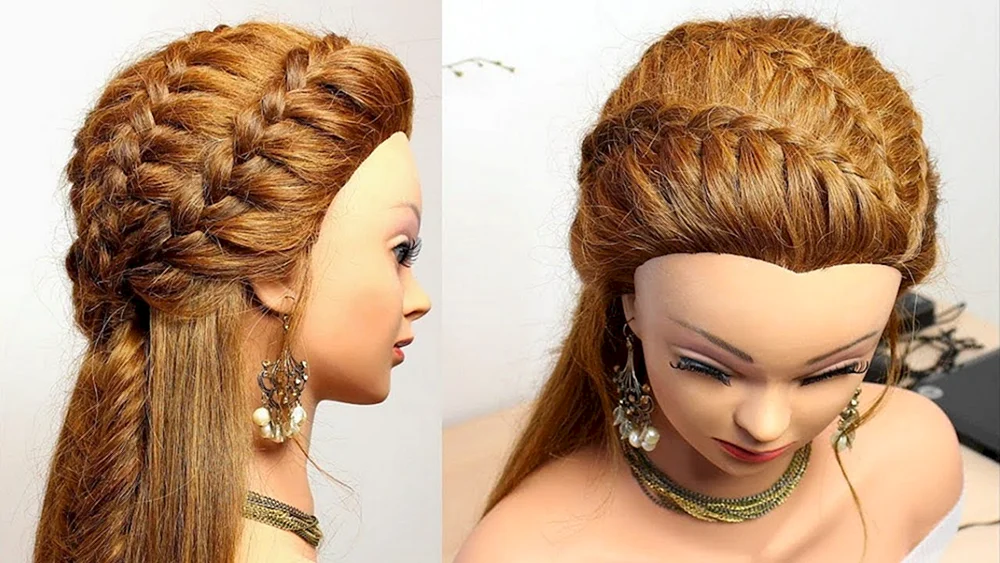 Flechtfrisuren für mittleres Haar
