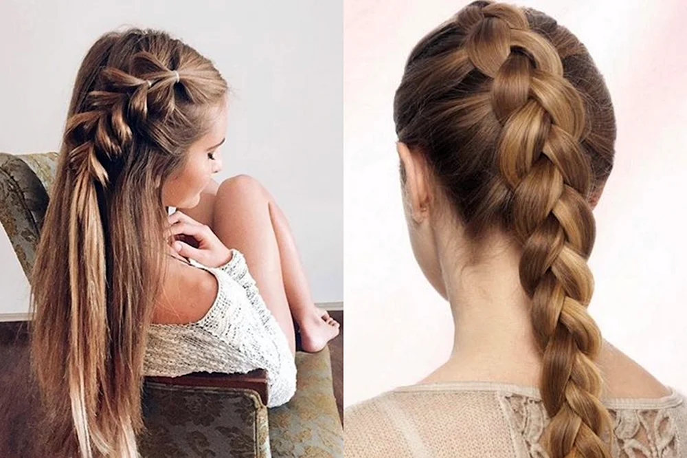 Flechtfrisuren für lange Haare