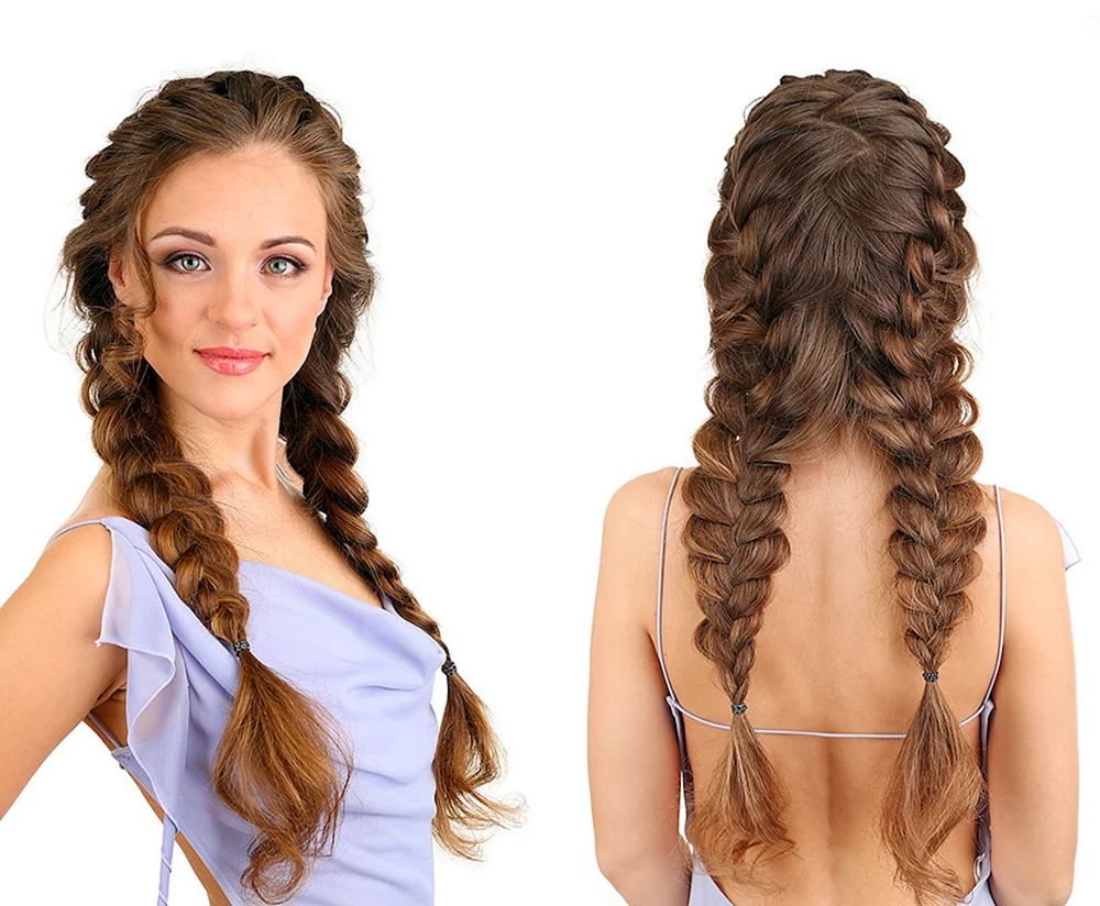 Flechtfrisuren für langes Haar