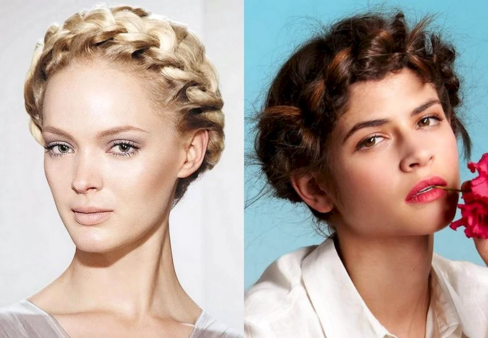 Flechtfrisuren für mittleres Haar