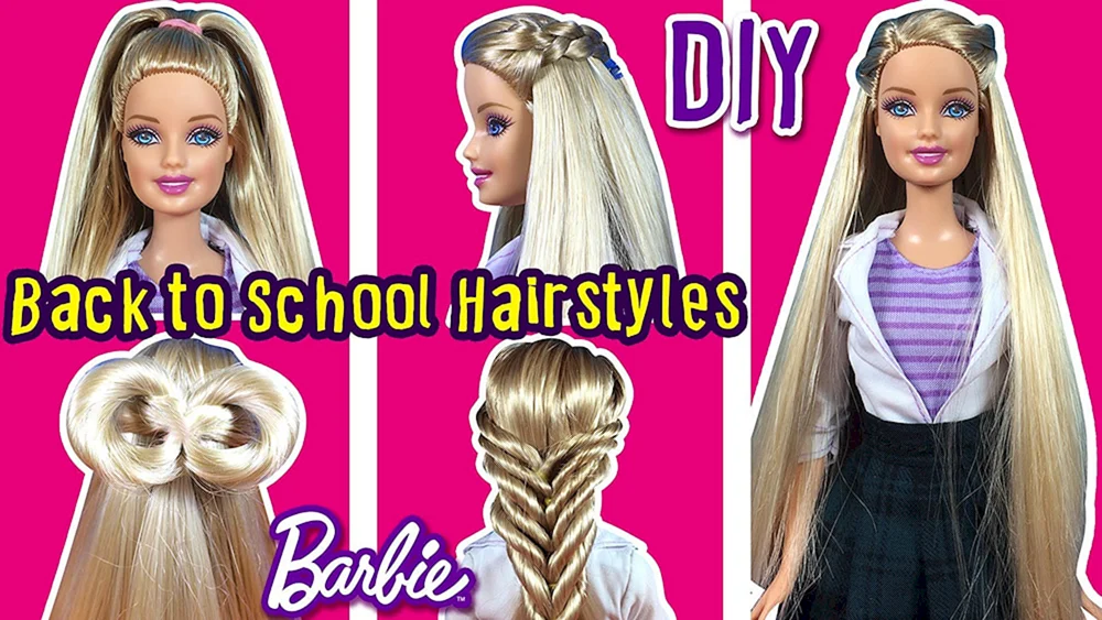Barbie austauschbare Frisuren