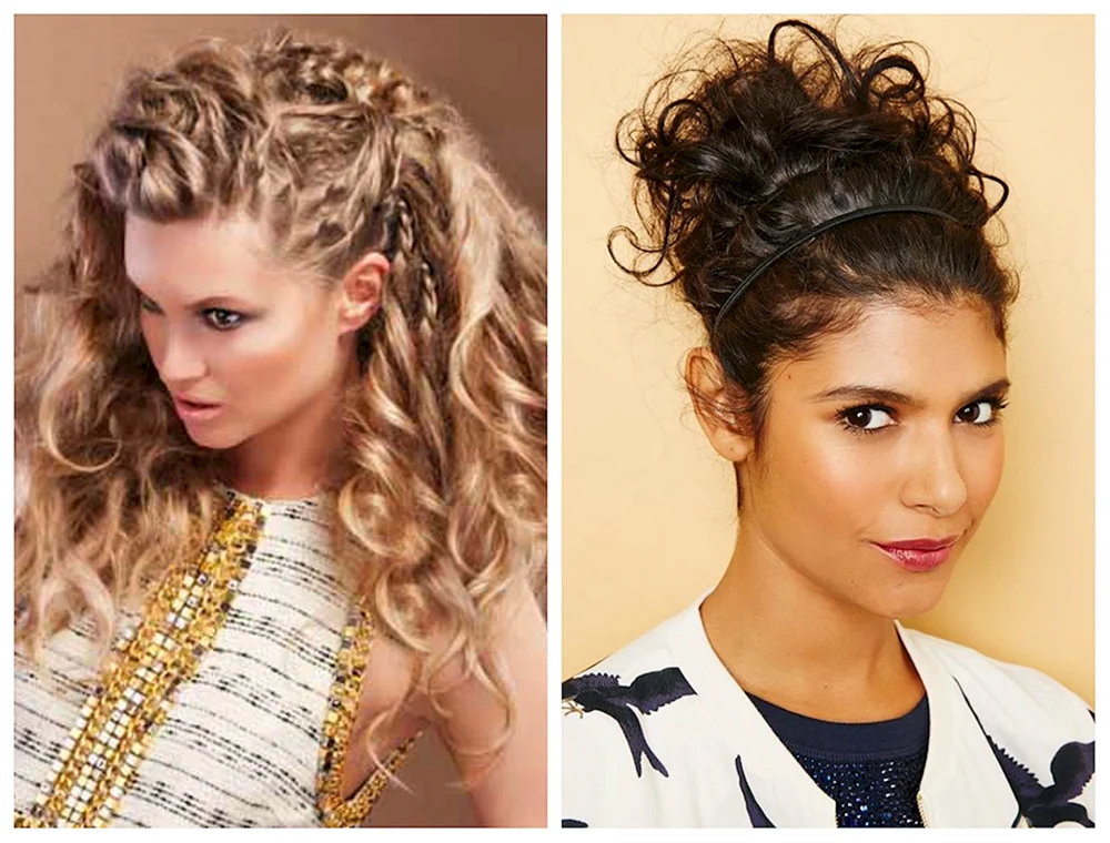 Lockenfrisuren