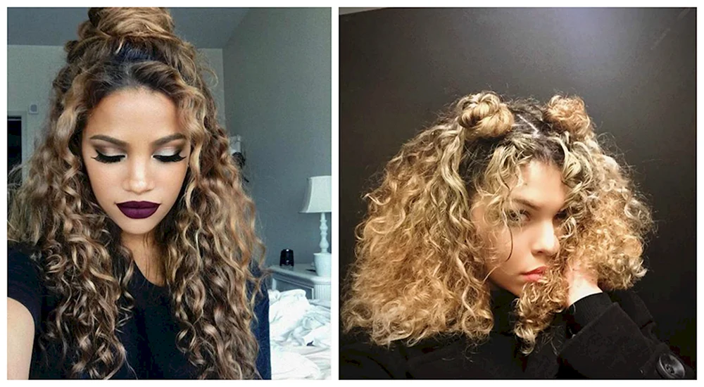 Lockenfrisuren für lockiges Haar