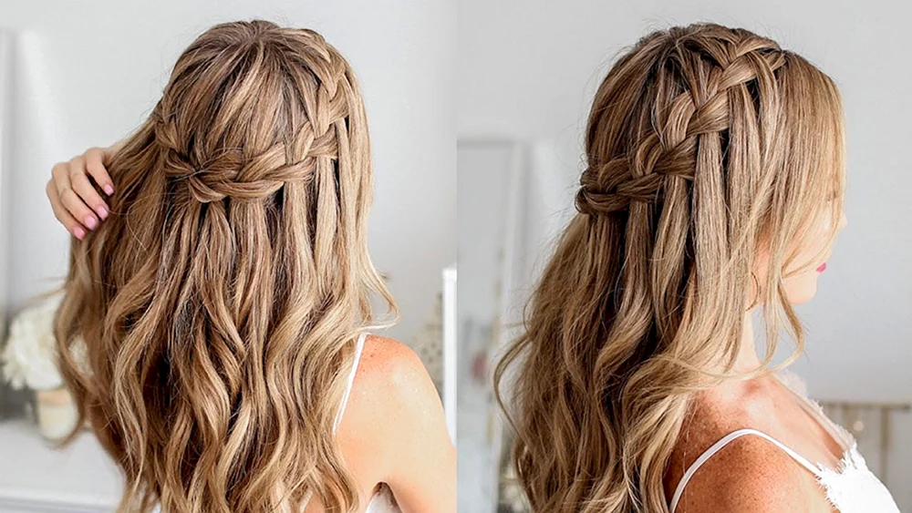 Frisuren mit Ringen im Zopf
