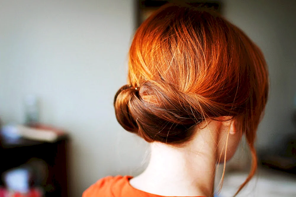 Rote Haarfrisuren auf rotem Haar