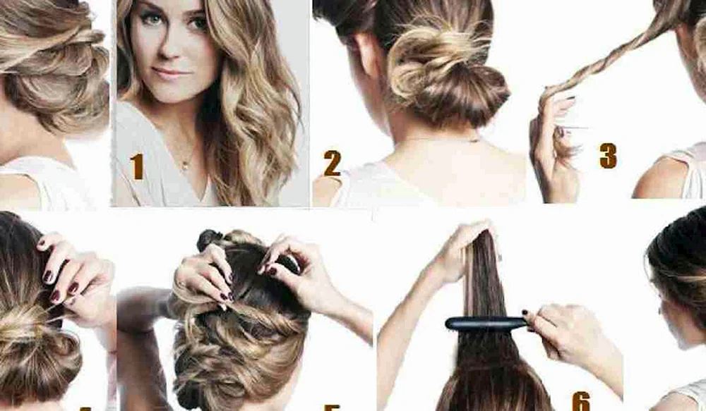 Mittelhaarfrisuren für langes Haar