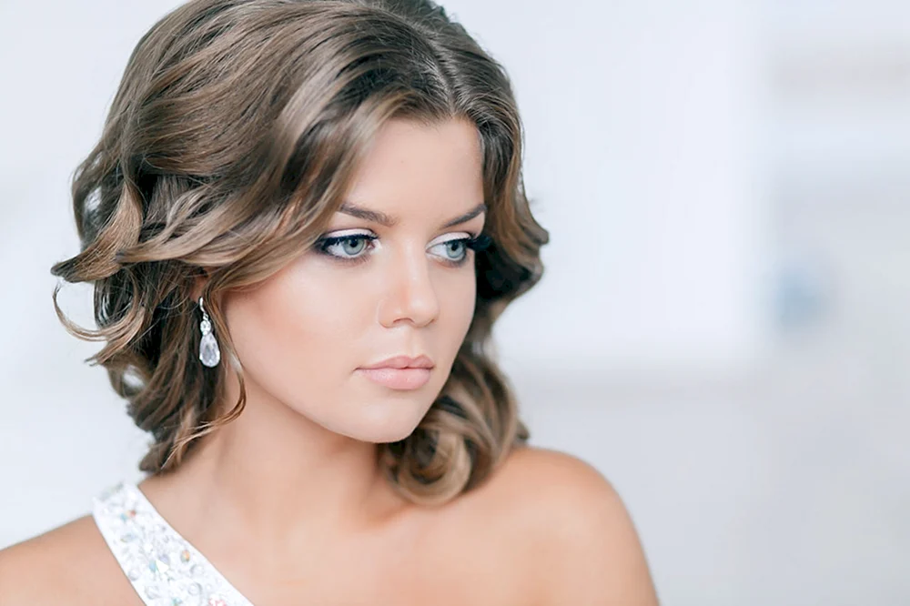 Mittelhaar Locken Frisuren