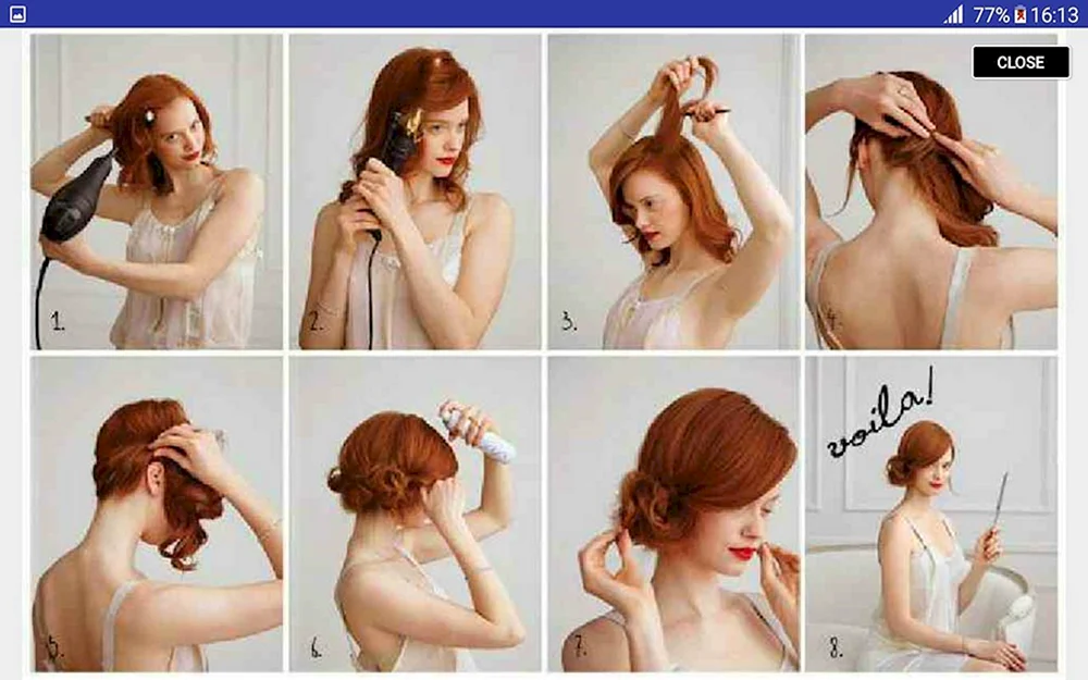 Schalenfrisuren für kurzes Haar