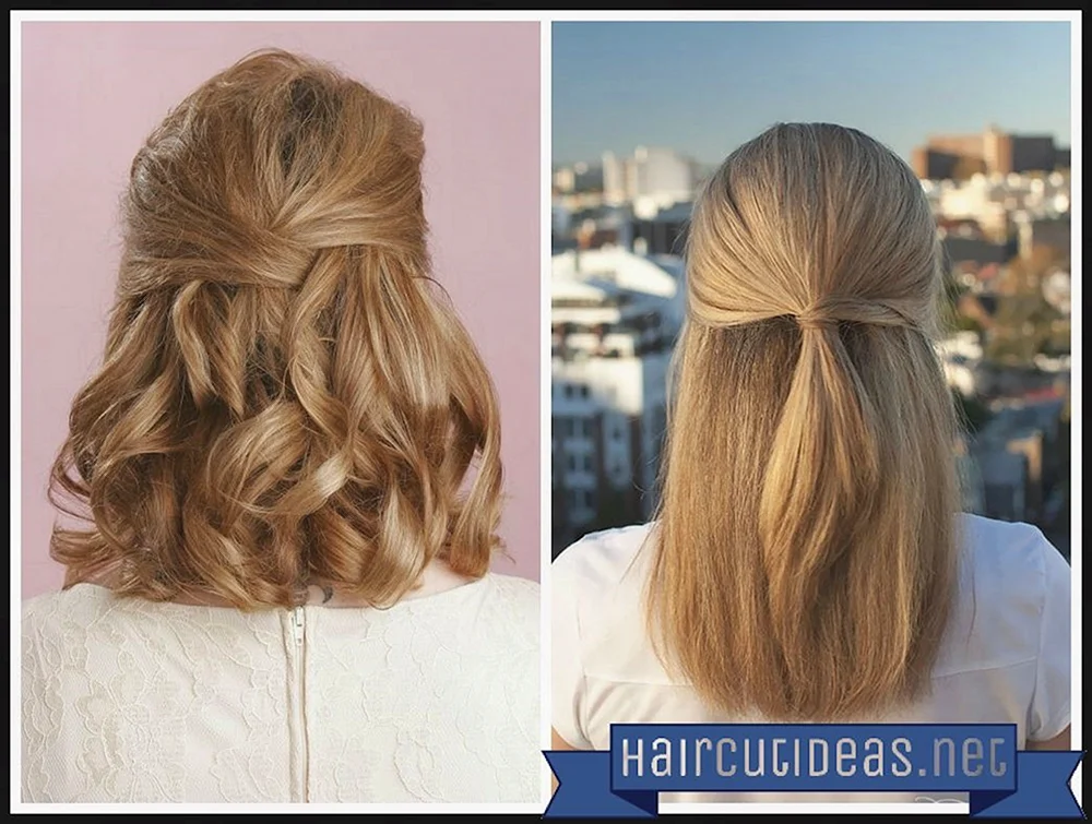 Schnelle Frisuren für mittleres Haar für Mädchen