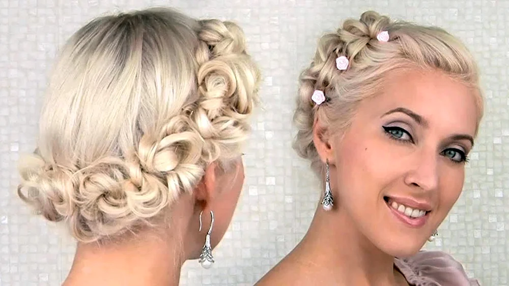 Hochzeitsfrisuren für mittellanges Haar