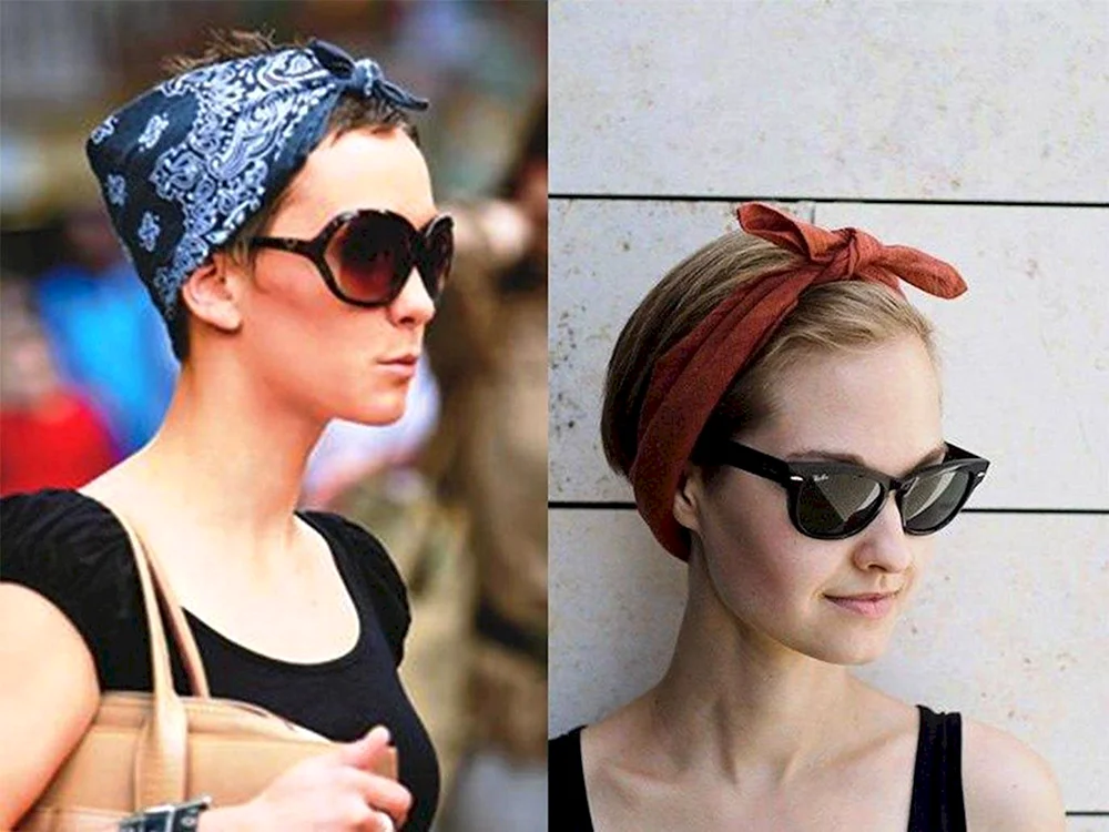 Frisuren mit Bandana