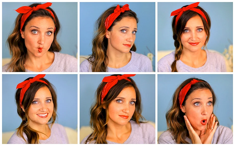 Taschentuch Frisuren mit Bandana