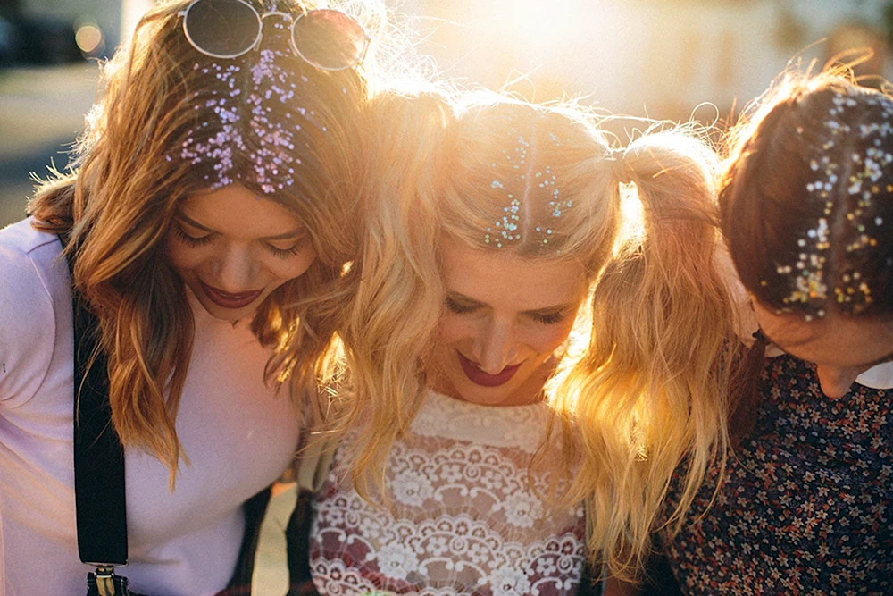 Glitter Frisuren